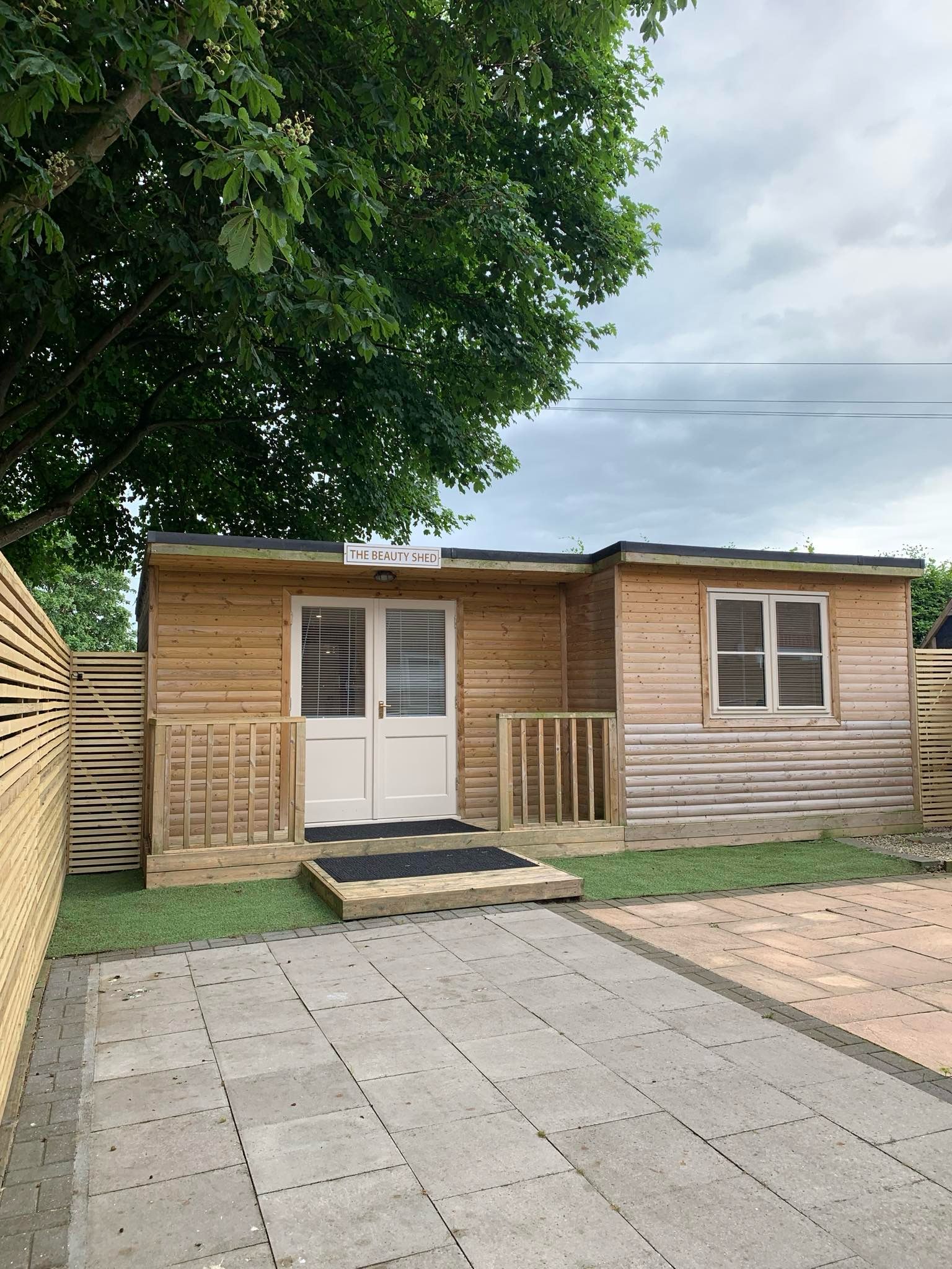 The Beauty Shed building